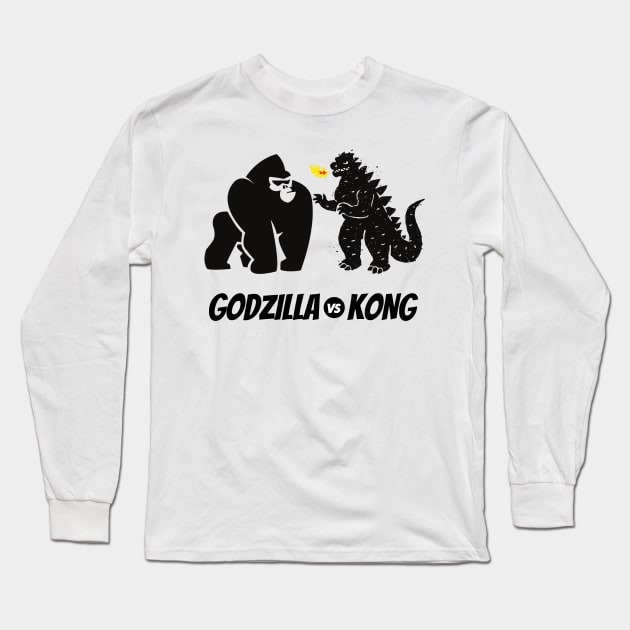 Godzilla vs Kong Long Sleeve T-Shirt by QUENSLEY SHOP